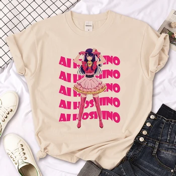 Oshi No Ko футболка женская дизайнерская футболка женская забавная аниме одежда y2k